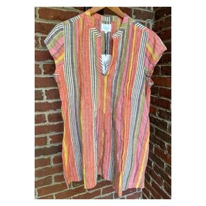 NWT Anthropologie Sundays Hayle Linen Mini Dress  Size Small
